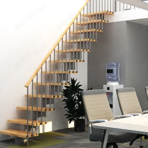 Scara Torino - design contemporan, fag masiv + metal vopsit