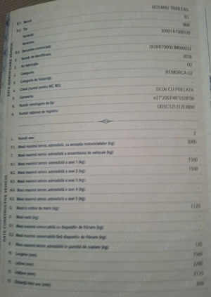 Remorca cu prelata 3000 kg - imagine 5