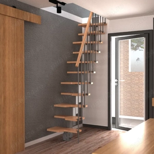 Scara Andre - structura metal + placaj fag lacuit, kit