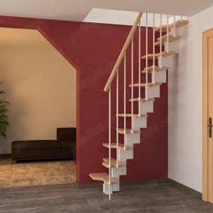 Scara Andre - structura metal + placaj fag lacuit, kit