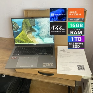 NOU-ASUS Vivobook S16 2025|Ryzen 7|16" 144Hz|16GB DDR5|1TB SSD|garantie 2 ani