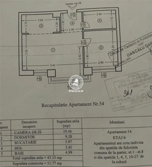 Apartament 2 camere Tatarasi