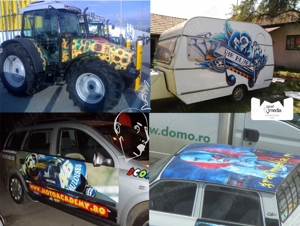 Aplicari autocolante speciale (auto moto, decorative, antisolara, antiefractie aut.)