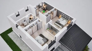 Casa duplex 4 camere in cartier nou Șură Mica - imagine 13