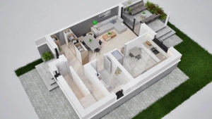 Casa duplex 4 camere in cartier nou Șură Mica - imagine 7
