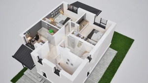 Casa duplex 4 camere in cartier nou Șură Mica - imagine 12