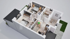 Casa duplex 4 camere in cartier nou Șură Mica - imagine 11