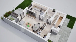 Casa duplex 4 camere in cartier nou Șură Mica - imagine 6