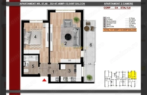 NOU Metrou Berceni Apartament 2 camere 57.5 str Biruintei - imagine 5