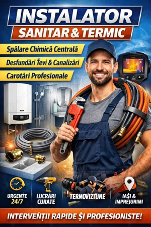 Instalator sanitar & termic | Spălare chimică | Servicii de calitate