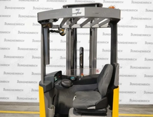 Stivuitor electric Jungheinrich ETV 210, capacitate 1000 kg, catarg triplex, înălțime ridicare 6500  - imagine 4