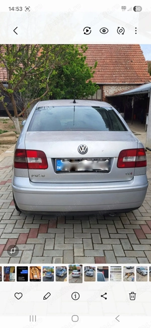 Vand ww polo 1.4 tdi anul 2004 , schimb cu remorca 750 kg  - imagine 3
