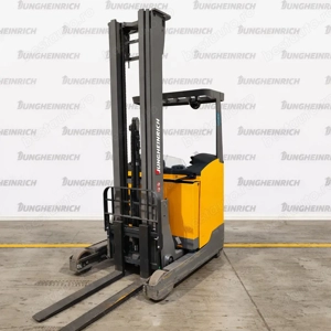 Stivuitor electric Jungheinrich ETV 214, capacitate 1400 kg, catarg triplex, înălțime ridicare 7100 