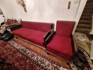 Mobila vintage din lemn masiv - sufragerie Ruxandra - imagine 4