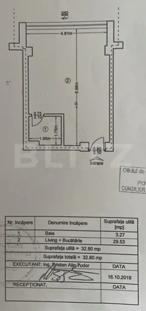 Studio modern, 32.80 mp, Iași - șoseaua Voinești - imagine 11