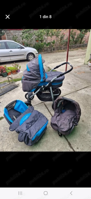 Carucior 3 în 1 