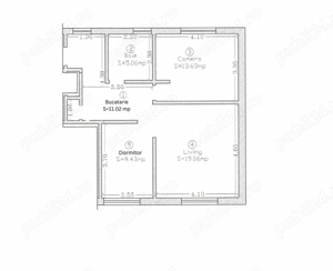 Apartament 3 camere, confortabil, etajul 2 din 2, Giarmata Vii, lângă Timișoara, comision 0% - imagine 2