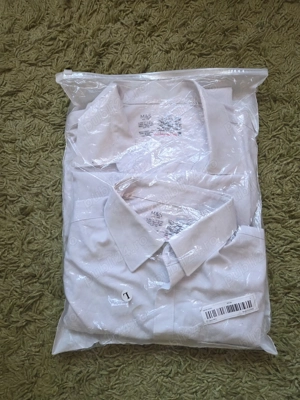 Set 2 camasi albe M&S, 11-12 ani  - imagine 4