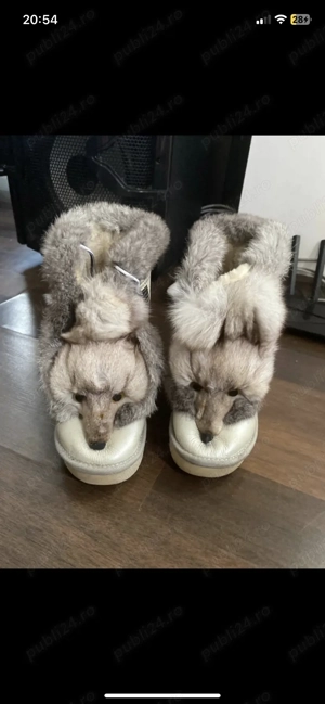 Cizme 36 blana naturala  - imagine 2