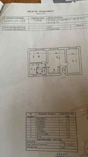 Apartament 3 camere METROU GORJULUI Militari - imagine 9