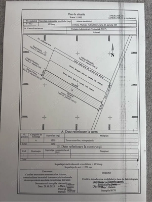 Vand teren extravilan comuna Afumati judet Ilfov