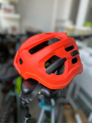 Casca bicicleta Rockrider MTB EXPL 500 portocaliu - stare excelenta - imagine 2