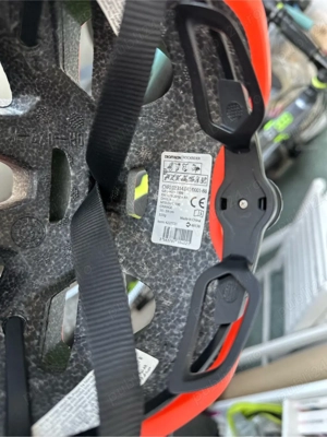 Casca bicicleta Rockrider MTB EXPL 500 portocaliu - stare excelenta - imagine 4