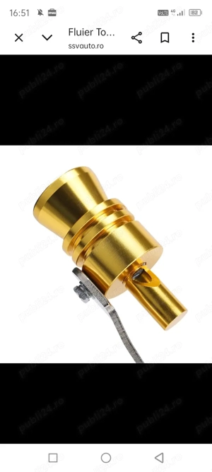 Fluier imitație Turbo  - imagine 2