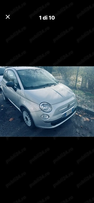 Vand auto Fiat 500 ( motor 1,2 benzină ) din 2008 recent adus în țară 