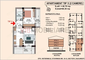 STAVRINOS 10 - Militari - Gorjului - apartament 2 camere 2028 - imagine 7