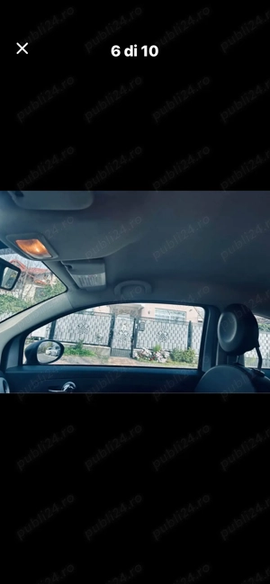 Vand auto Fiat 500 ( motor 1,2 benzină ) din 2008 recent adus în țară  - imagine 10