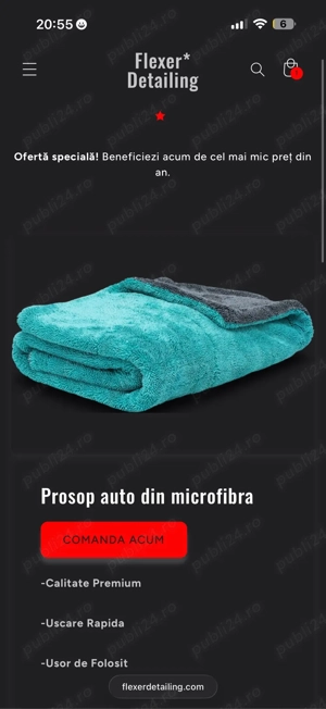 prosop microfibra auto 1400 GSM