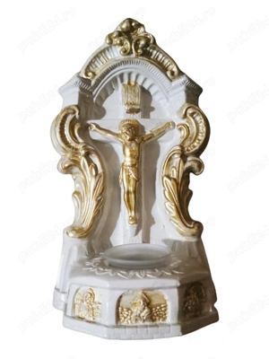 Candela mare crucifix perete birou