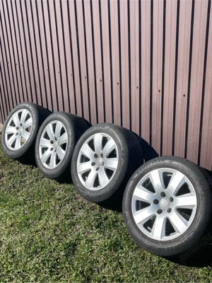 Vând set jante Audi 205 55 16,IMPECABILE - imagine 2