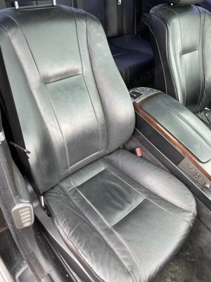 interior piele neagra bmw seria 7 e65 - imagine 4