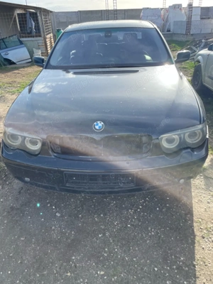 interior piele neagra bmw seria 7 e65 - imagine 2