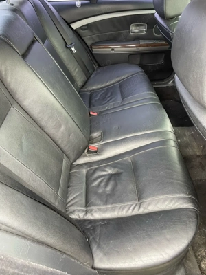 interior piele neagra bmw seria 7 e65 - imagine 5