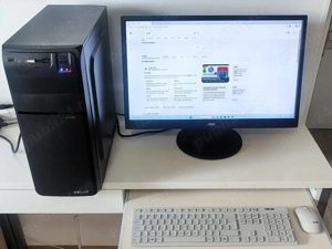 Set PC, AMD Ryzen 3, DDR 4(8GB)+Monitor 23,6"+Tastatura si Mouse noi+Windows 11 Pro+Office 2024 - imagine 2