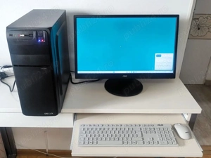 Set PC, AMD Ryzen 3, DDR 4(8GB)+Monitor 23,6"+Tastatura si Mouse noi+Windows 11 Pro+Office 2024 - imagine 5