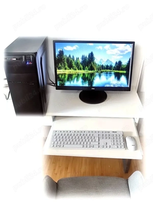 Set PC AMD+Monitor24"+Accesorii noi (Garanție+Factură+Retur gratuit)
