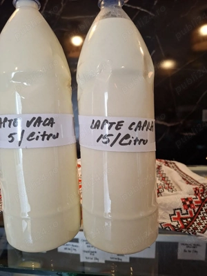 Lapte de capra si vaca 
