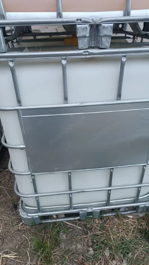 IBC butoaie din plastic si tablă 