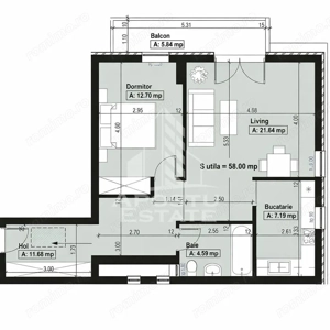 Apartament 2 camere de vanzare, bloc nou, pod, Aradului, Timisoara - imagine 12