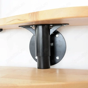 Scara interioara Lumia - lemn fag + otel, spatiu redus