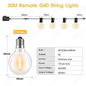 Ghirlanda gradina 30m