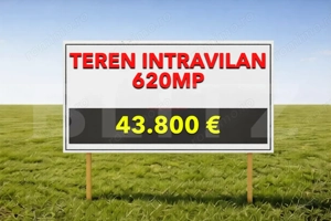 Teren intravilan 620 mp Moșnița Nouă – Urseni regim inaltime P+1E+M