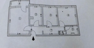 Schimb apartament 3 camere