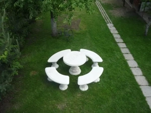 Masa+ banca din beton