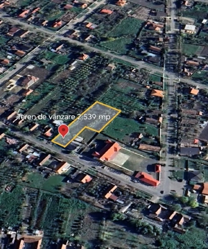 Teren central în Ianova (2.539 mp) cu toate utilitățile !