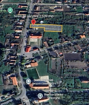 Teren central în Ianova (2.539 mp) cu toate utilitățile !